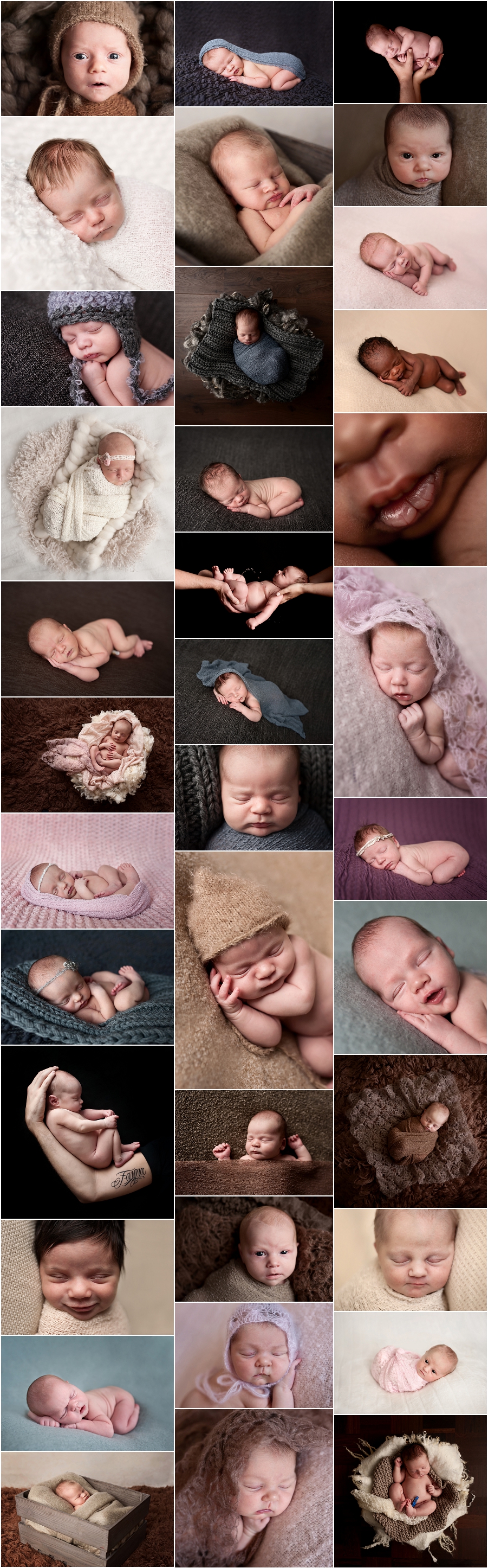 Overzicht favoriete newborn foto's - Newborn fotoshoot Arnhem