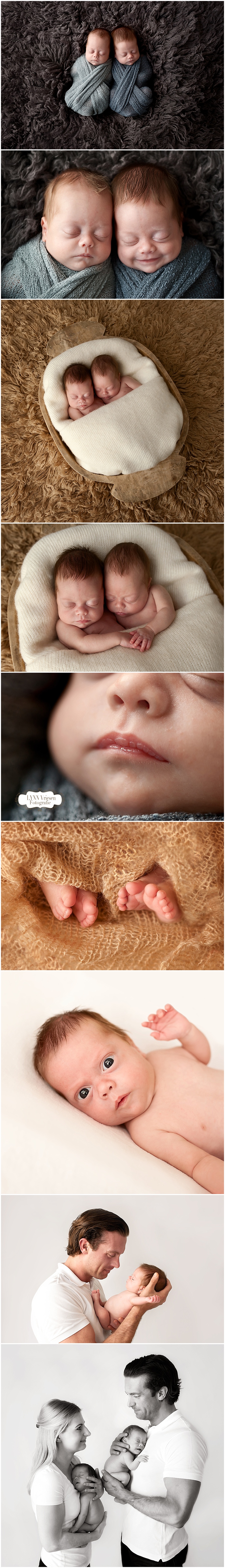 Max en Xem 11 weken jong - Tweeling newborn fotosessie Arnhem