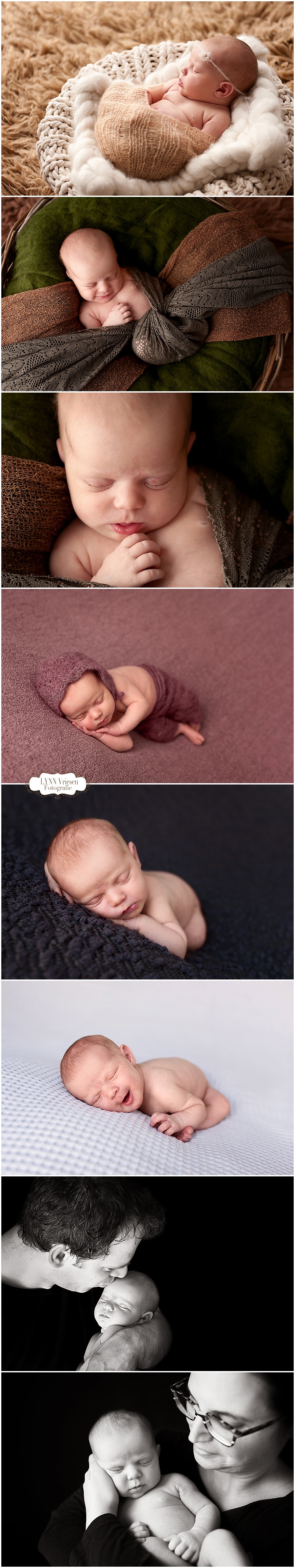 Lisanne 19 dagen jong - Newborn fotografie Lathum