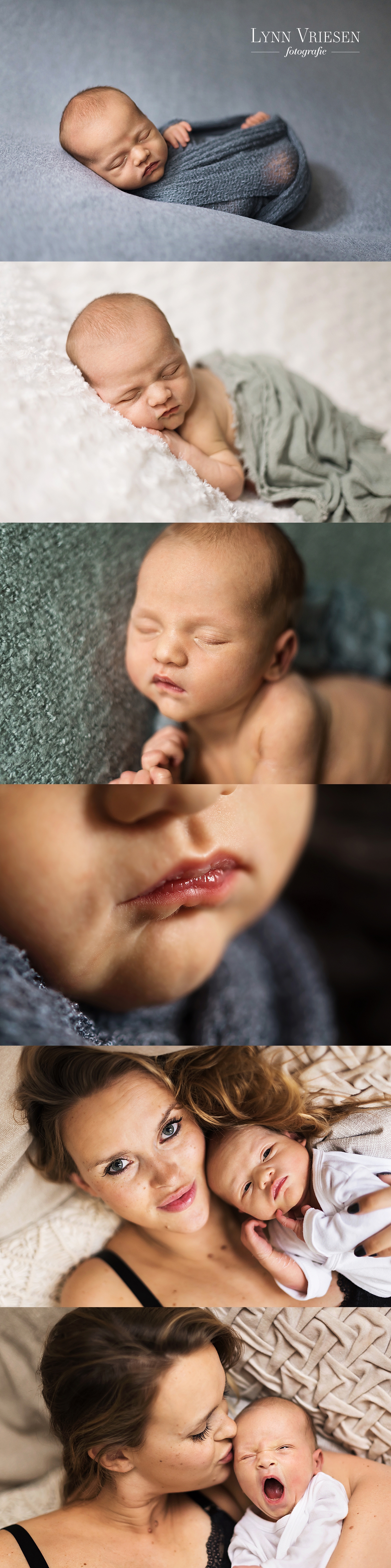 Jesse 10 dagen – Newborn fotoshoot Elst