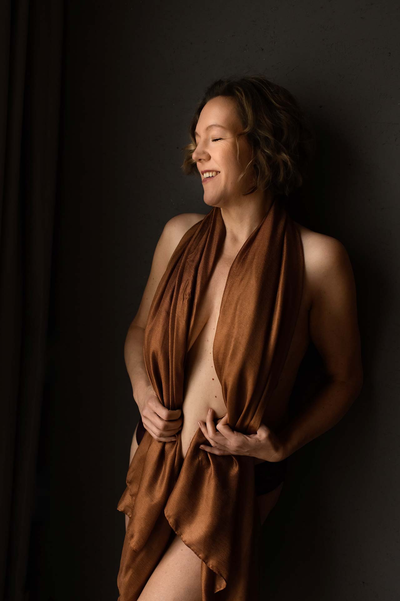 eerst afvallen voor een boudoirshoot