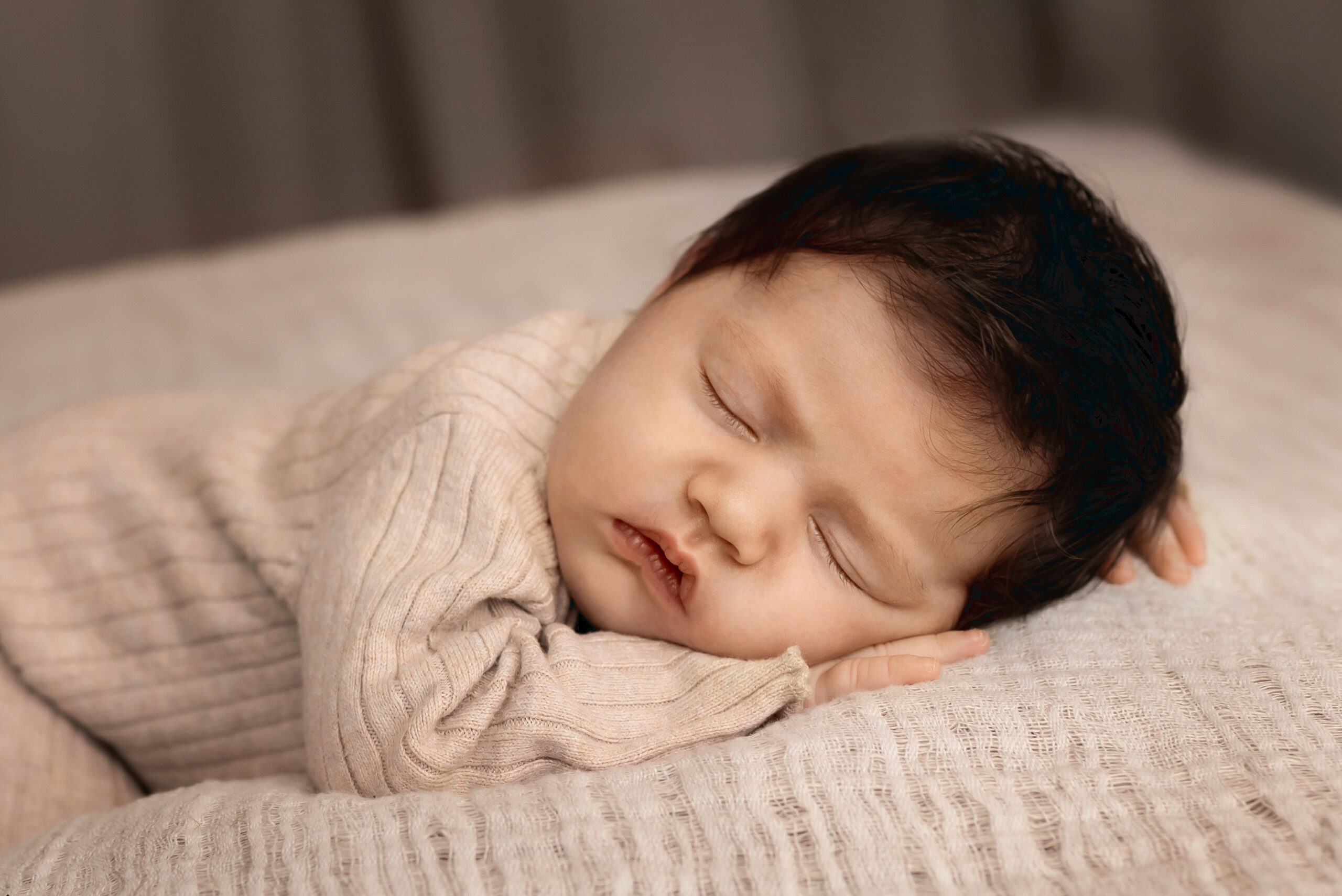 Newborn shoot van pasgeboren baby